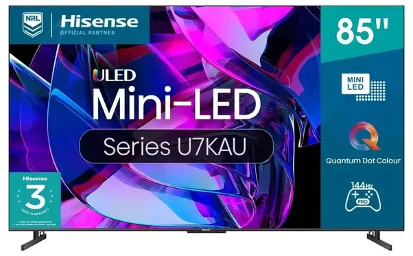Hisense 85" U7KAU ULED Mini-LED 4K Smart TV [2023]