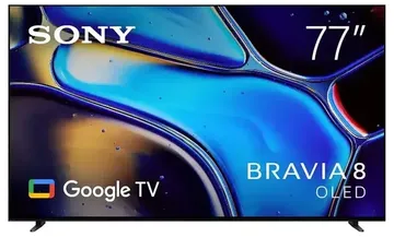 Sony 77" BRAVIA 8 4K HDR OLED Google TV