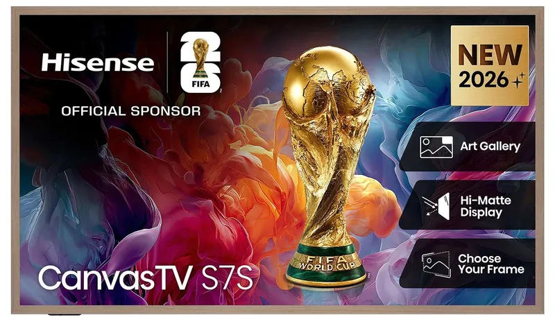 Hisense 55" S7S Hi-QLED 4K Canvas TV 55S7SAU