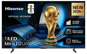 Hisense 50" U6SAU Mini-LED Hi-QLED 4K Smart AI TV [2026]