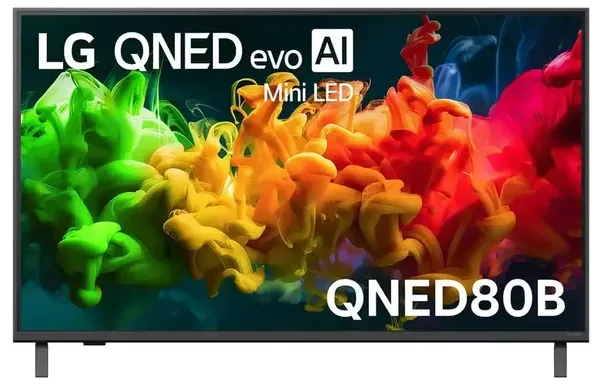 LG 43" QNED80B EVO AI Mini-LED 4K Smart TV [2026]