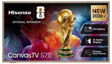 Hisense 75" S7SAU Hi-QLED 4K Canvas Smart TV (2026)