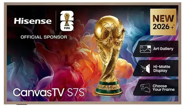 Hisense 75" S7SAU Hi-QLED 4K Canvas Smart TV (2026)
