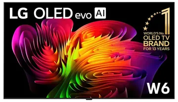 LG 77" OLED EVO AI W6 Wallpaper 4K Smart TV