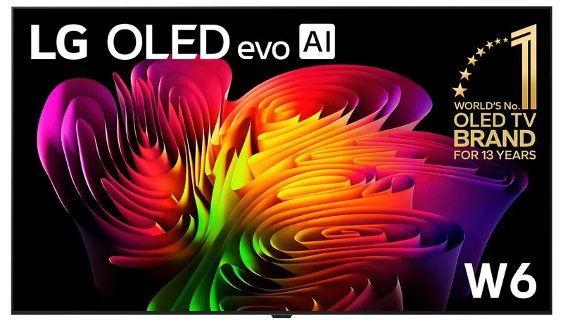 LG 77" OLED EVO AI W6 Wallpaper 4K Smart TV