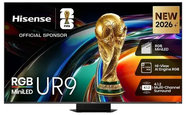 Hisense 75" UR9SAU ULED 4K UHD RGB Mini-LED Smart TV [2026]