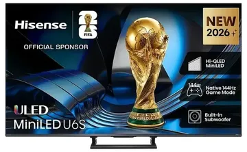 Hisense 85" U6SAU Mini-LED Hi-QLED 4K Smart AI TV [2026]
